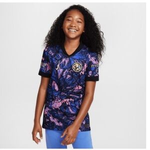 Nike Club América Third Jersey - Blue and Black